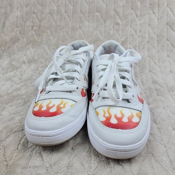 Vans Lowland CC Mens 7 Lenticular Flames White Skate Y2K Comfycush Streetwear - Picture 3 of 6